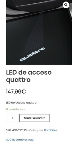 Audi beam quattro original - beam,