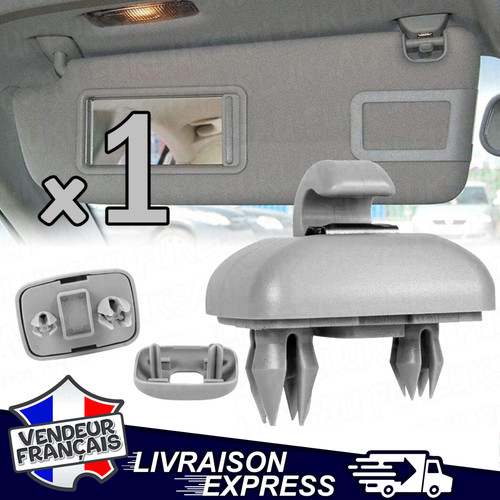 Clip pare soleil gris - clip,